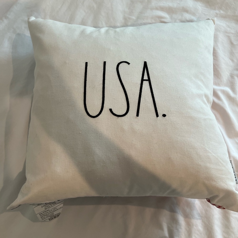 Rae Dunn- USA Pillow